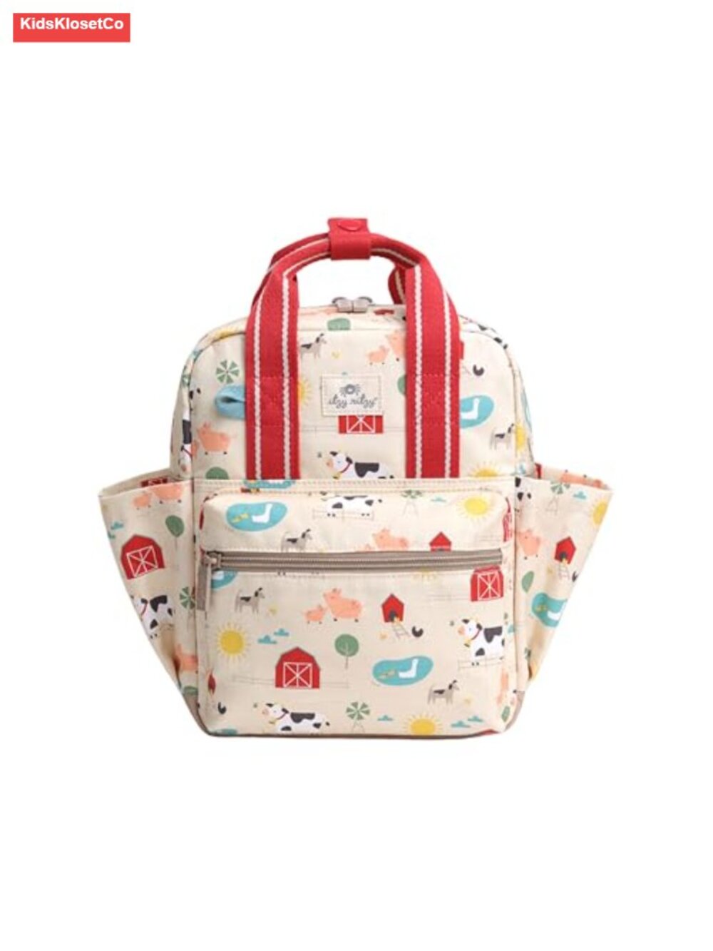 Toddler Backpack Daycare Bag Spacious Wipeable Interior Adjustable Straps